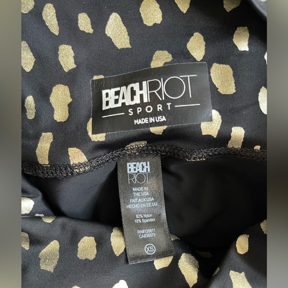 Beach Riot Piper Legging Gold and Black S - Picture 4 of 4
